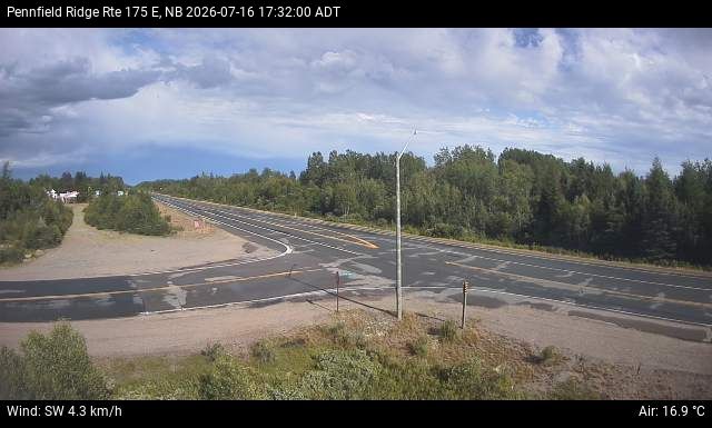 Web Cam image of Pennfield Ridge (NB Highway 175)