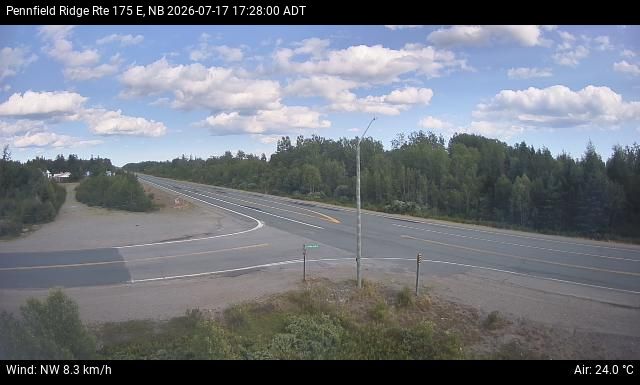 Web Cam image of Pennfield Ridge (NB Highway 175)
