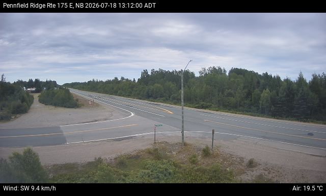 Web Cam image of Pennfield Ridge (NB Highway 175)