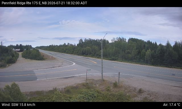 Web Cam image of Pennfield Ridge (NB Highway 175)