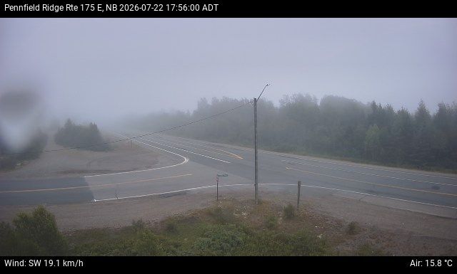 Web Cam image of Pennfield Ridge (NB Highway 175)
