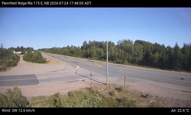 Web Cam image of Pennfield Ridge (NB Highway 175)