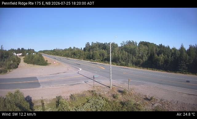 Web Cam image of Pennfield Ridge (NB Highway 175)