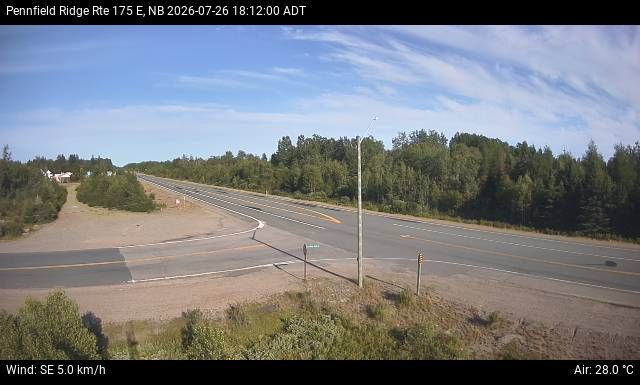 Web Cam image of Pennfield Ridge (NB Highway 175)