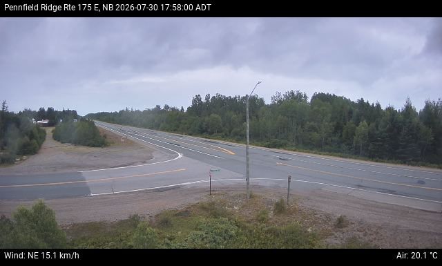Web Cam image of Pennfield Ridge (NB Highway 175)