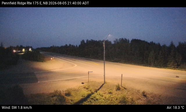 Web Cam image of Pennfield Ridge (NB Highway 175)