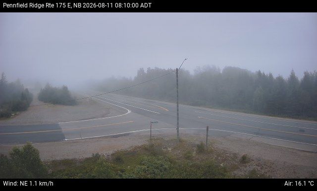 Web Cam image of Pennfield Ridge (NB Highway 175)