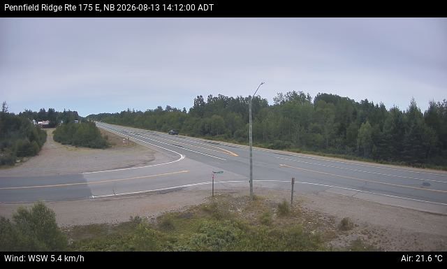 Web Cam image of Pennfield Ridge (NB Highway 175)