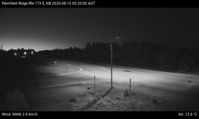 Web Cam image of Pennfield Ridge (NB Highway 175)