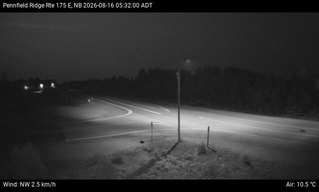 Web Cam image of Pennfield Ridge (NB Highway 175)