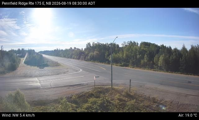 Web Cam image of Pennfield Ridge (NB Highway 175)