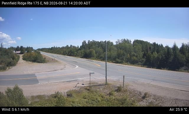 Web Cam image of Pennfield Ridge (NB Highway 175)
