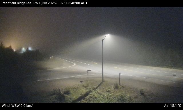 Web Cam image of Pennfield Ridge (NB Highway 175)