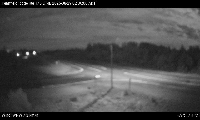 Web Cam image of Pennfield Ridge (NB Highway 175)