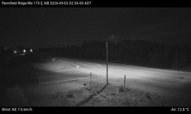 Web Cam image of Pennfield Ridge (NB Highway 175)