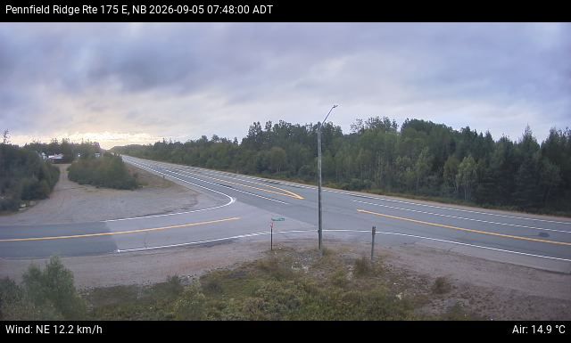Web Cam image of Pennfield Ridge (NB Highway 175)
