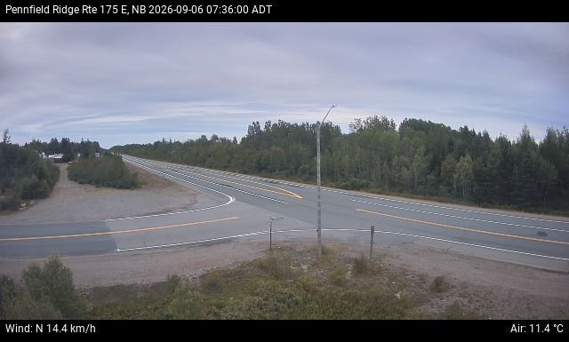 Web Cam image of Pennfield Ridge (NB Highway 175)