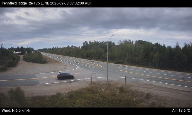 Web Cam image of Pennfield Ridge (NB Highway 175)