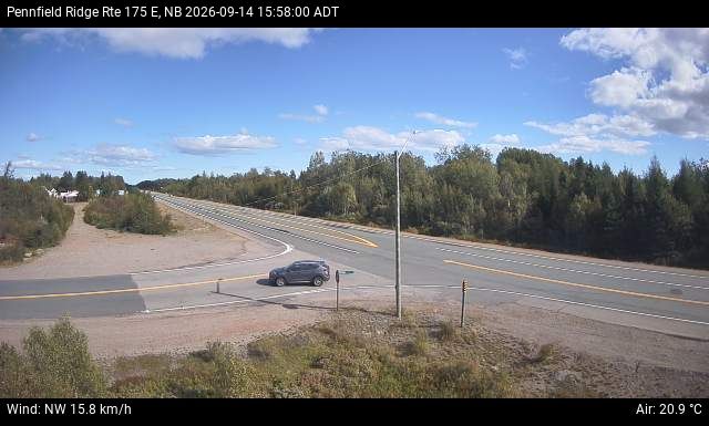 Web Cam image of Pennfield Ridge (NB Highway 175)