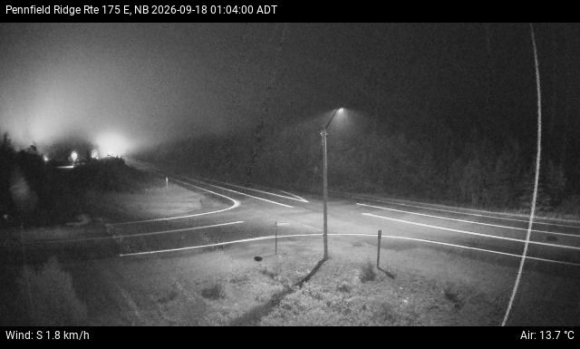 Web Cam image of Pennfield Ridge (NB Highway 175)