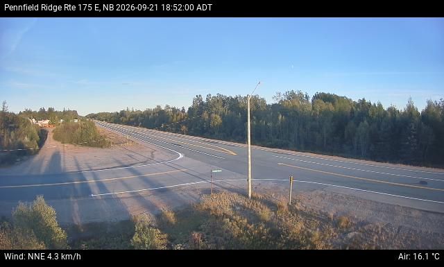 Web Cam image of Pennfield Ridge (NB Highway 175)