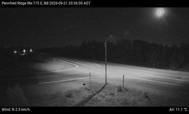 Web Cam image of Pennfield Ridge (NB Highway 175)