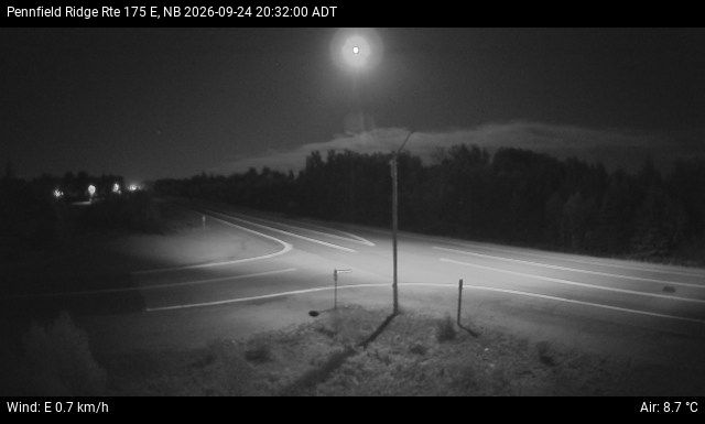 Web Cam image of Pennfield Ridge (NB Highway 175)