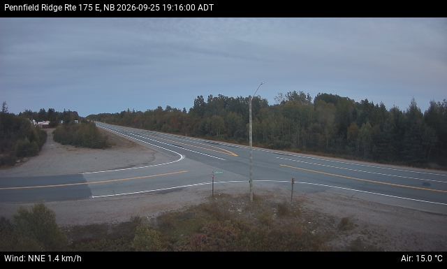 Web Cam image of Pennfield Ridge (NB Highway 175)