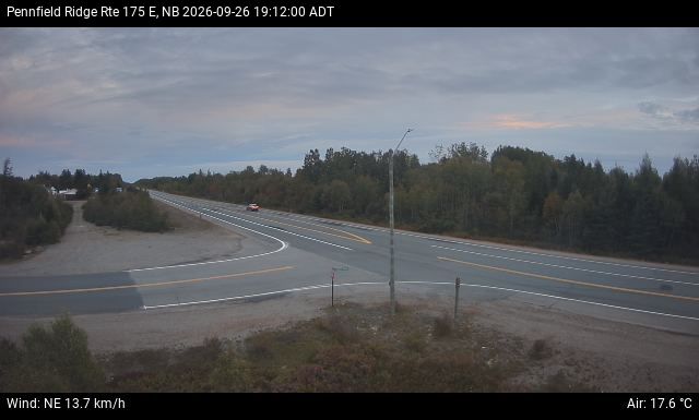 Web Cam image of Pennfield Ridge (NB Highway 175)