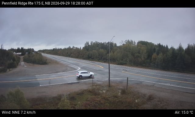 Web Cam image of Pennfield Ridge (NB Highway 175)