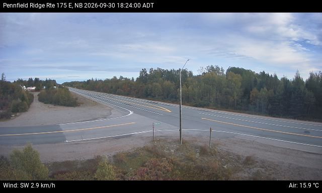 Web Cam image of Pennfield Ridge (NB Highway 175)