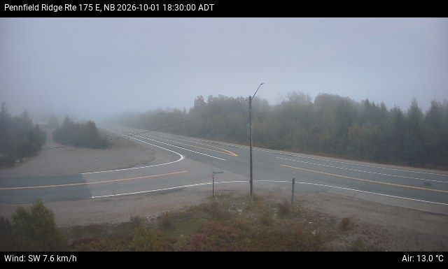 Web Cam image of Pennfield Ridge (NB Highway 175)