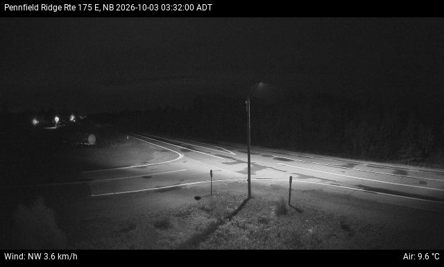 Web Cam image of Pennfield Ridge (NB Highway 175)