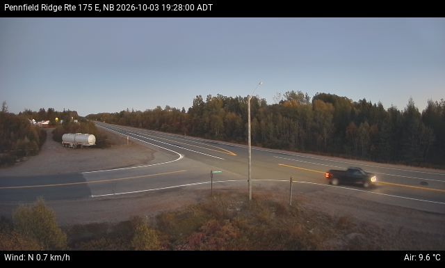 Web Cam image of Pennfield Ridge (NB Highway 175)