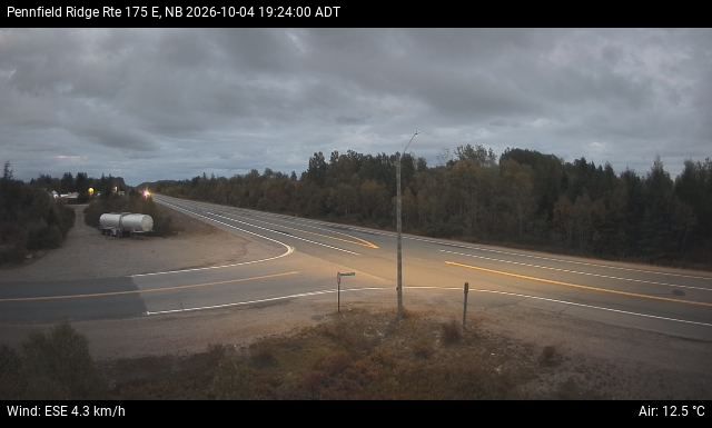 Web Cam image of Pennfield Ridge (NB Highway 175)