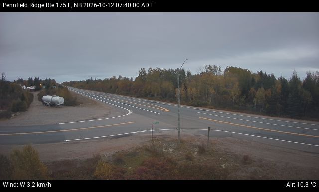 Web Cam image of Pennfield Ridge (NB Highway 175)