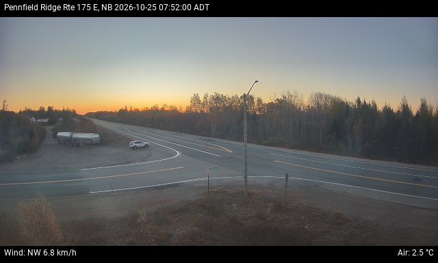 Web Cam image of Pennfield Ridge (NB Highway 175)