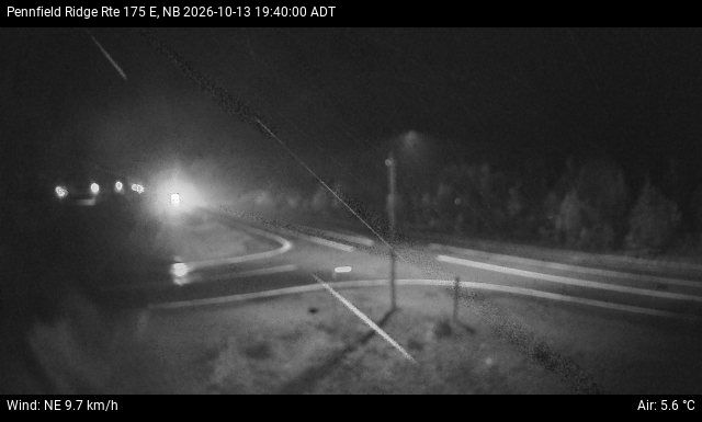 Web Cam image of Pennfield Ridge (NB Highway 175)