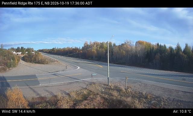 Web Cam image of Pennfield Ridge (NB Highway 175)