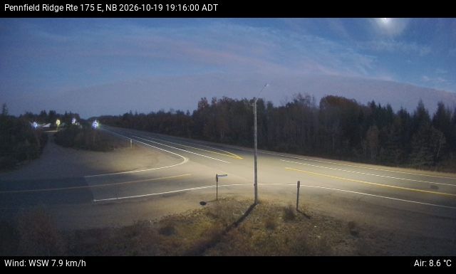 Web Cam image of Pennfield Ridge (NB Highway 175)