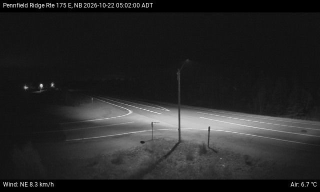 Web Cam image of Pennfield Ridge (NB Highway 175)