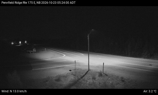 Web Cam image of Pennfield Ridge (NB Highway 175)