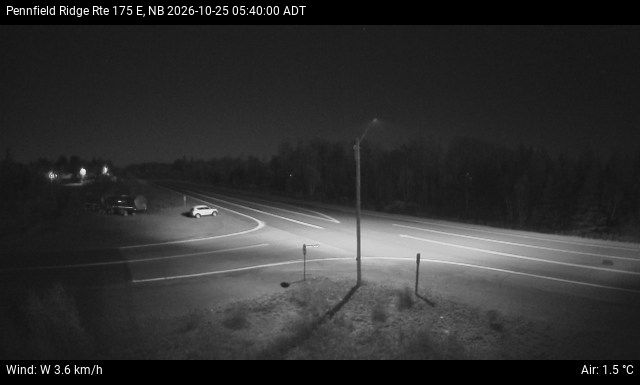 Web Cam image of Pennfield Ridge (NB Highway 175)