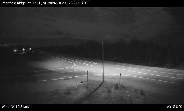Web Cam image of Pennfield Ridge (NB Highway 175)