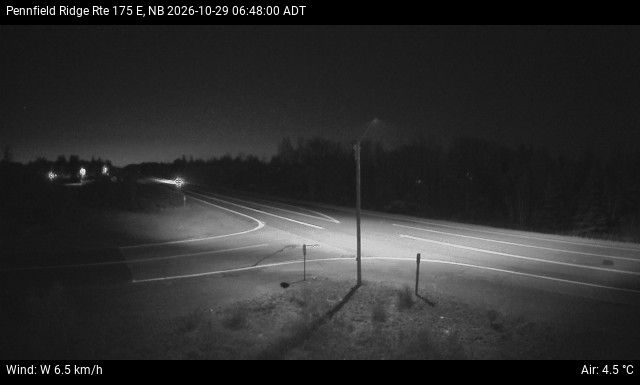 Web Cam image of Pennfield Ridge (NB Highway 175)