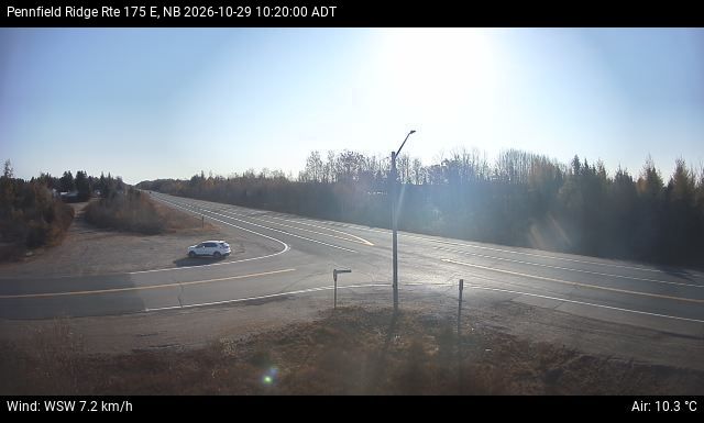 Web Cam image of Pennfield Ridge (NB Highway 175)
