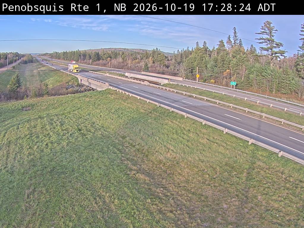 Web Cam image of Penobsquis (NB Highway 1)