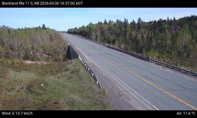 Web Cam image of Blackland (NB Highway 11)