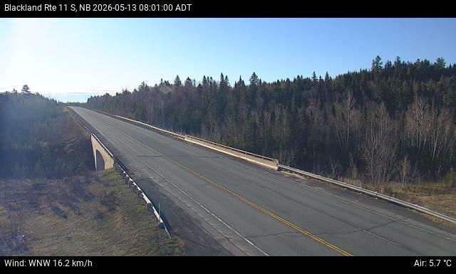 Web Cam image of Blackland (NB Highway 11)