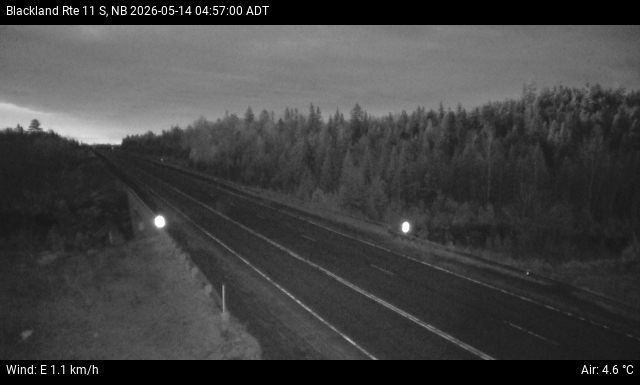 Web Cam image of Blackland (NB Highway 11)